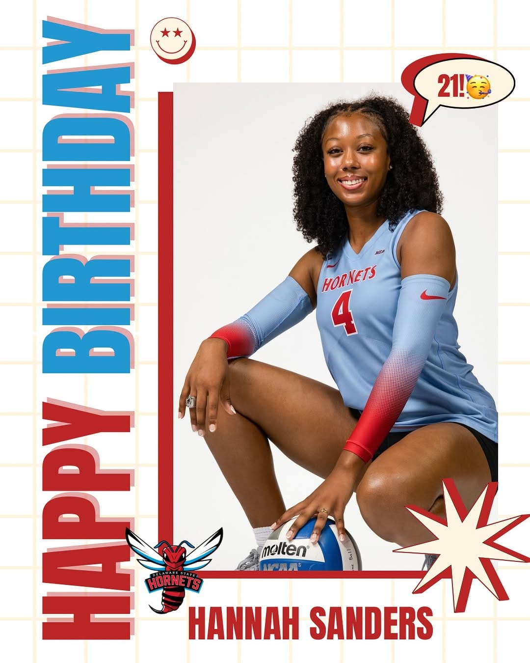 Post 6 by Delaware State Volleyball on Instagram (image)