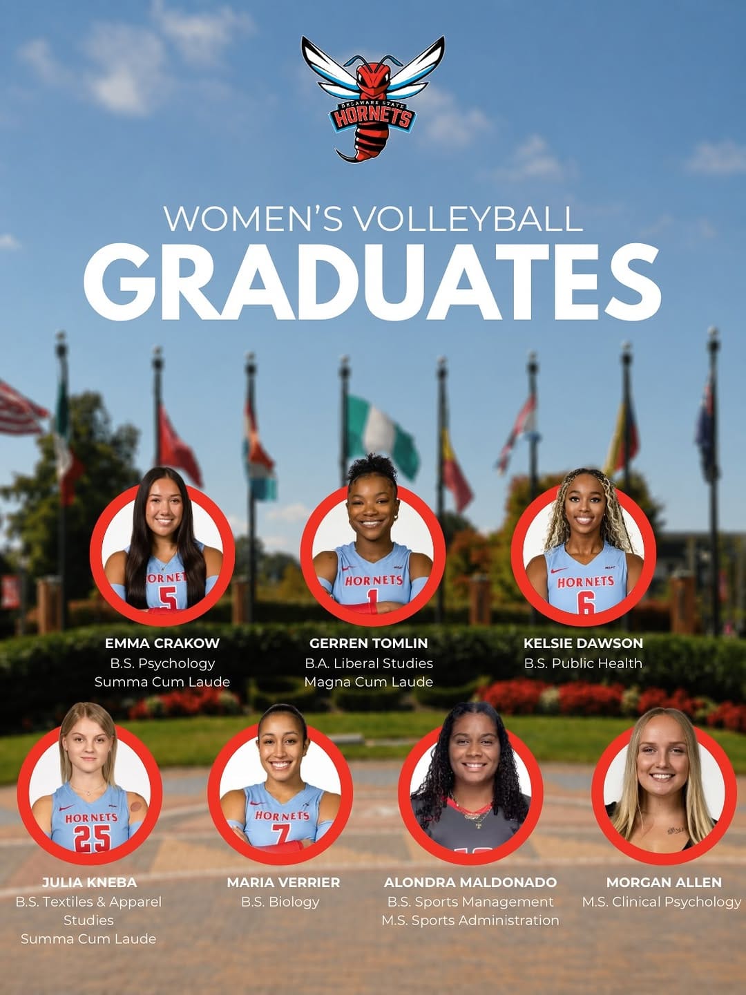 Post 3 by Delaware State Volleyball on Instagram (carousel)