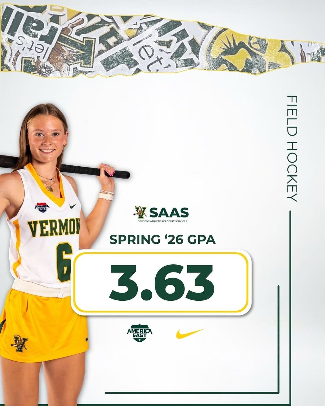 Post 2 by UVM Field Hockey on Instagram (image)