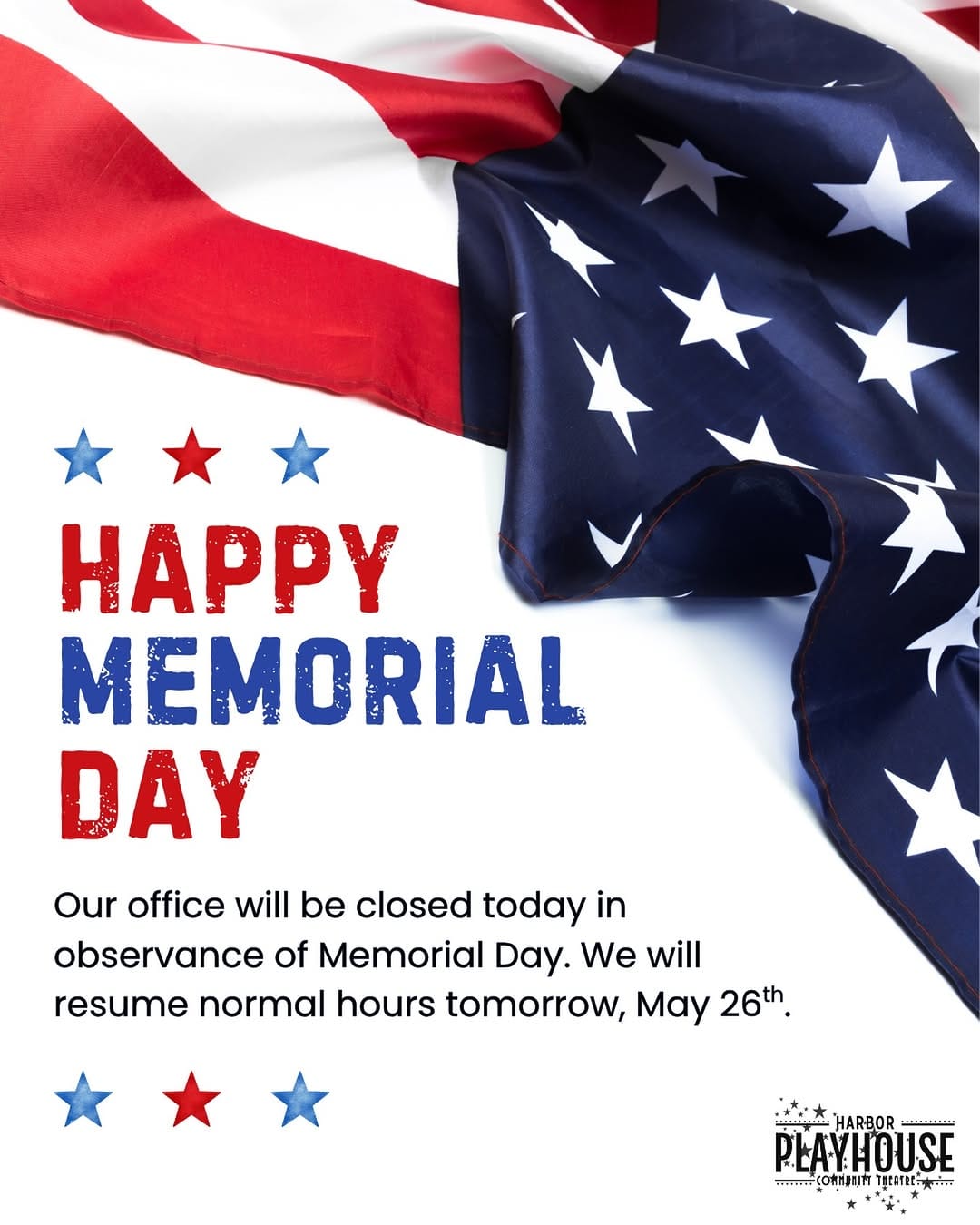 Post 3 by Harbor Playhouse on Instagram (image)