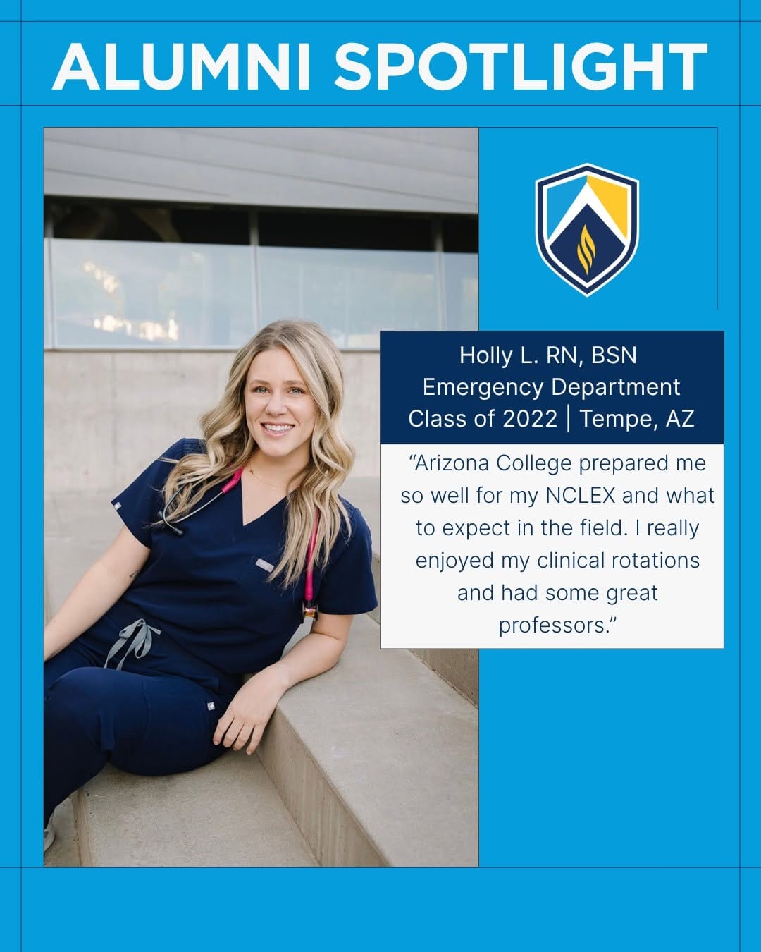 Post 7 by Arizona College of Nursing on Instagram (image)