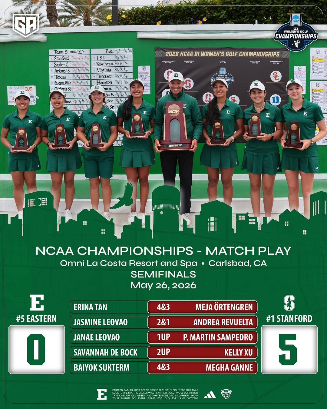 Post 3 by Eastern Michigan Athletics on Instagram (image)