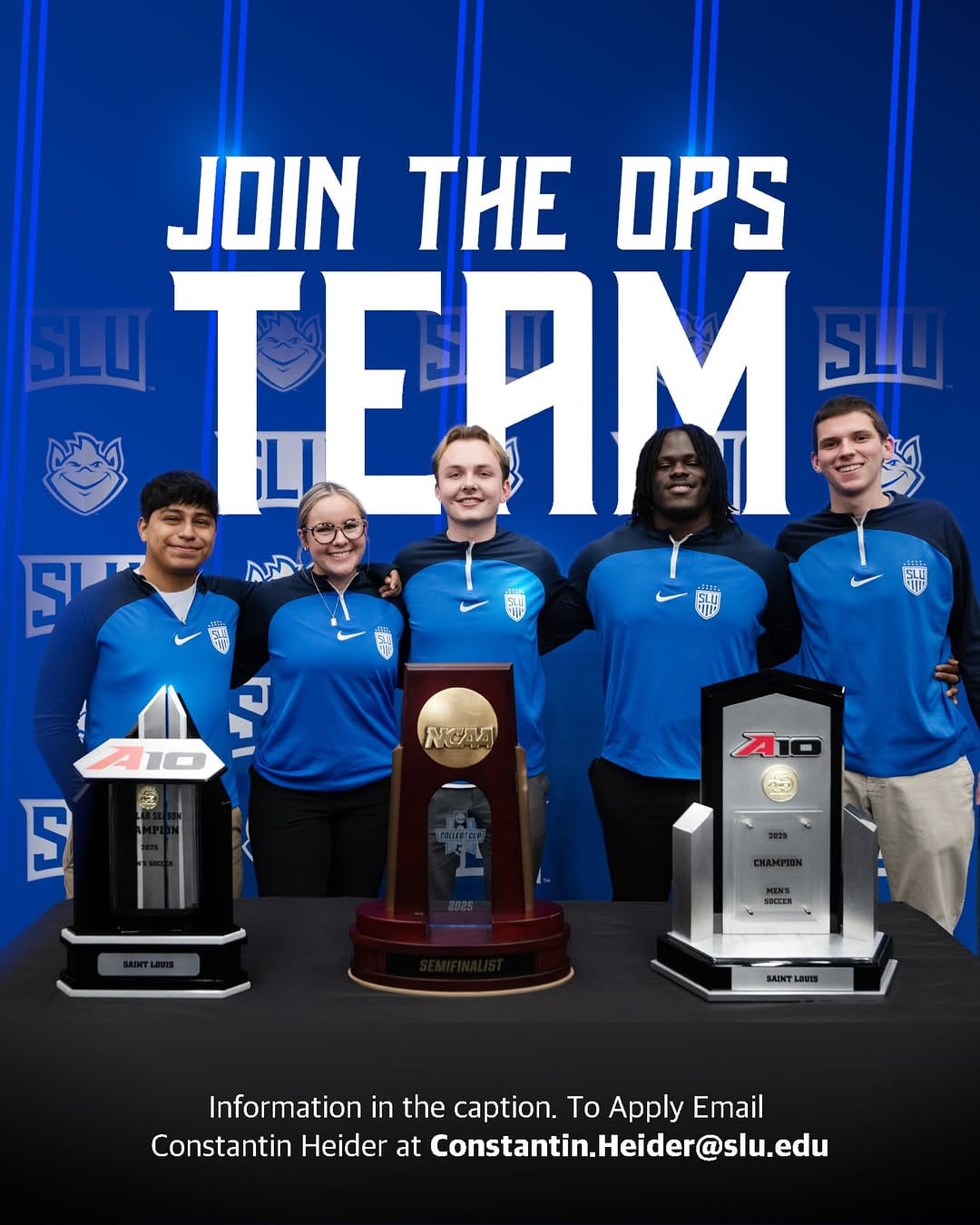 Post 7 by Saint Louis Men’s Soccer on Instagram (image)