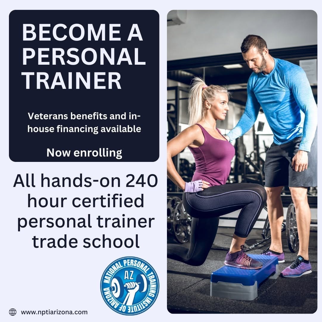 Post 10 by National Personal Training Institute of Arizona (Mesa Campus) on Instagram (image)