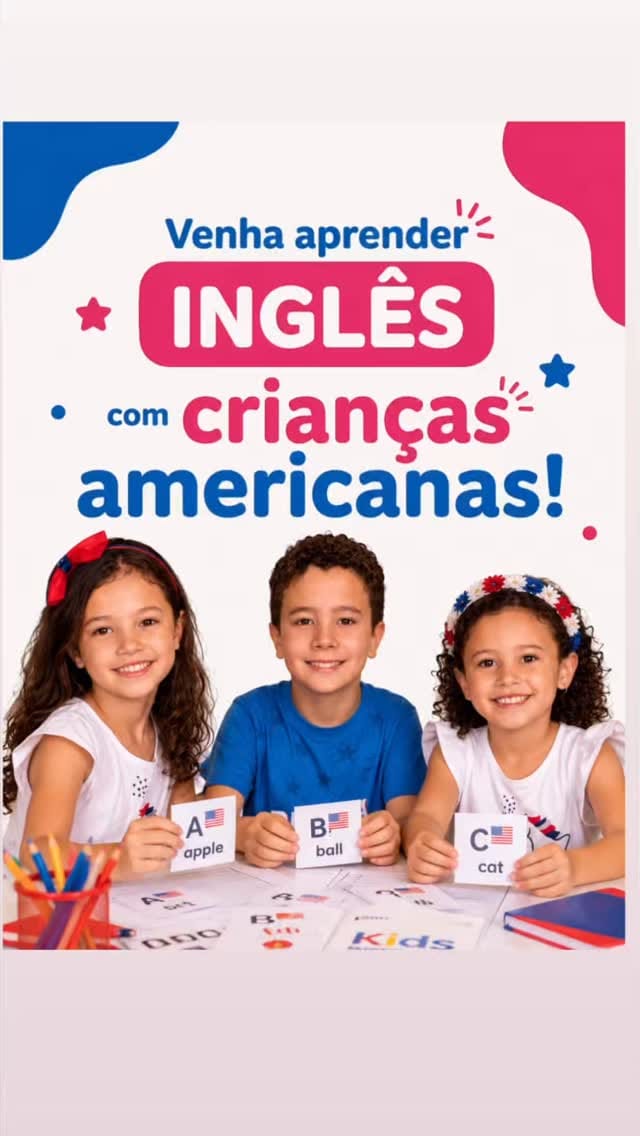 Post 1 by Kids to Kids - Inglês de criança para criança on Instagram (video)