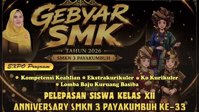 Post 6 by SMKN 3 PAYAKUMBUH on Instagram (video)