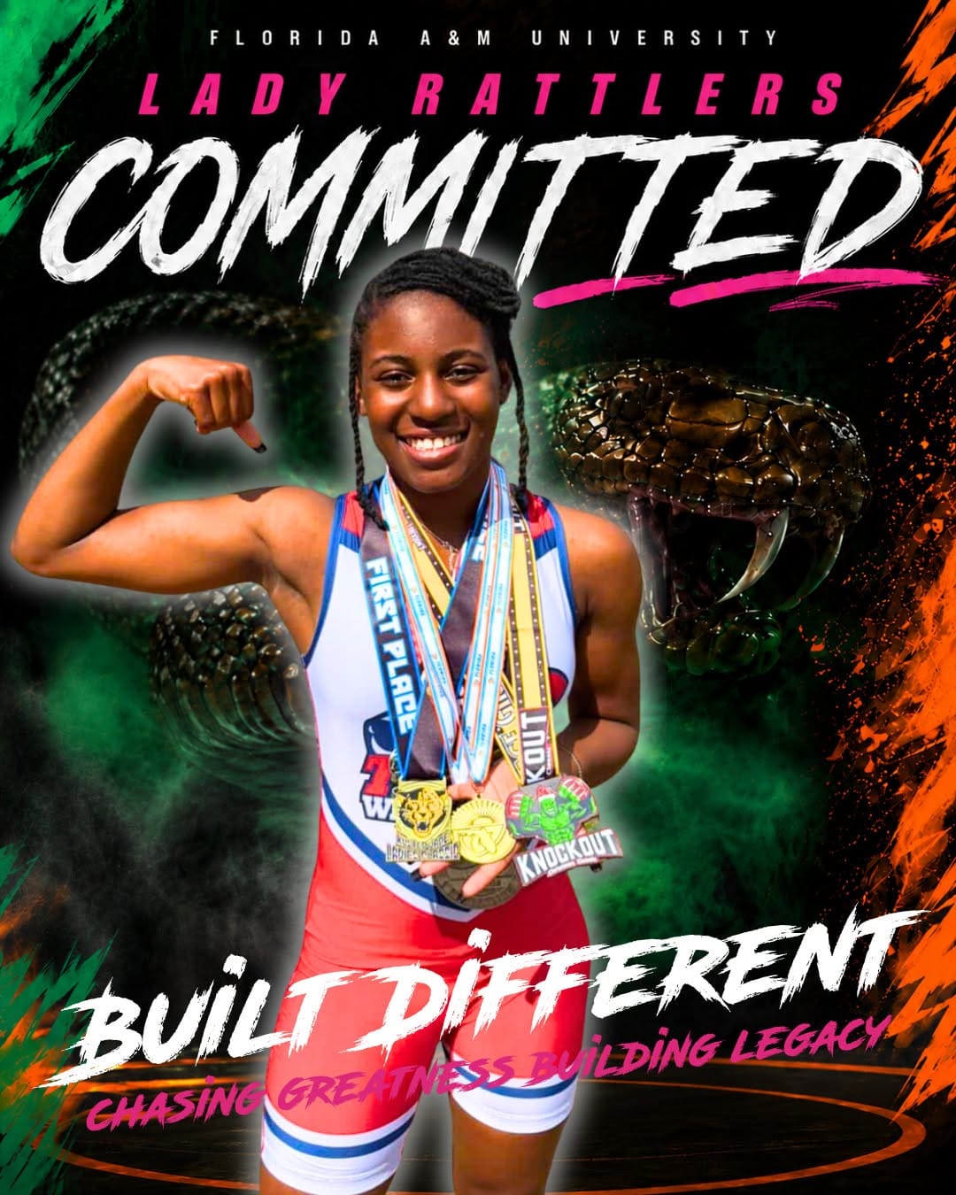 Post 3 by Wrestling Club at FAMU on Instagram (image)