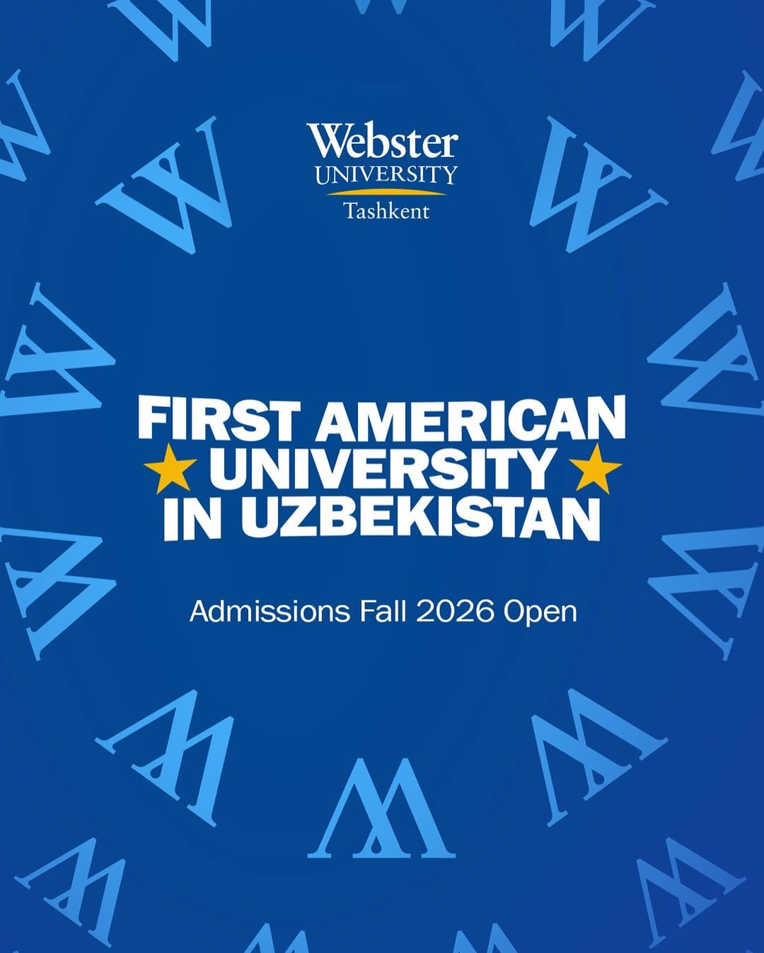 Post 9 by Webster University Tashkent on Instagram (image)