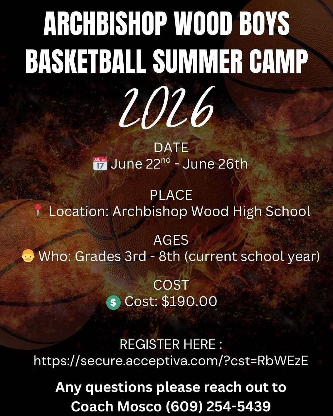 Post 10 by Archbishop Wood Basketball on Instagram (image)