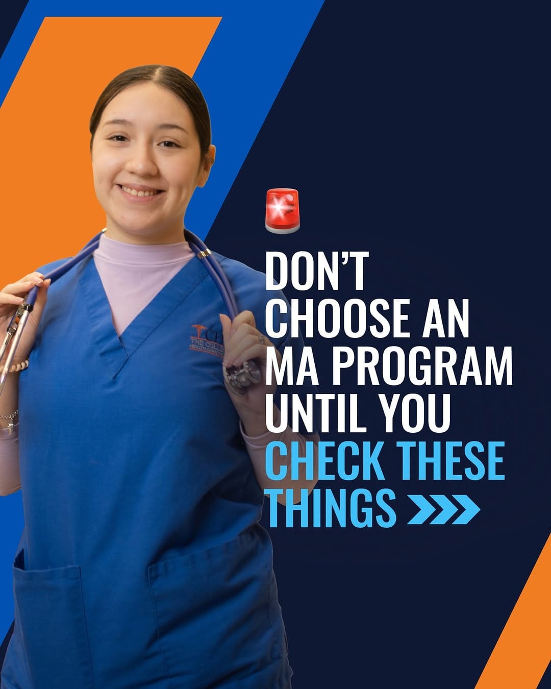 Post 10 by College of Health Care Professions on Instagram (carousel)
