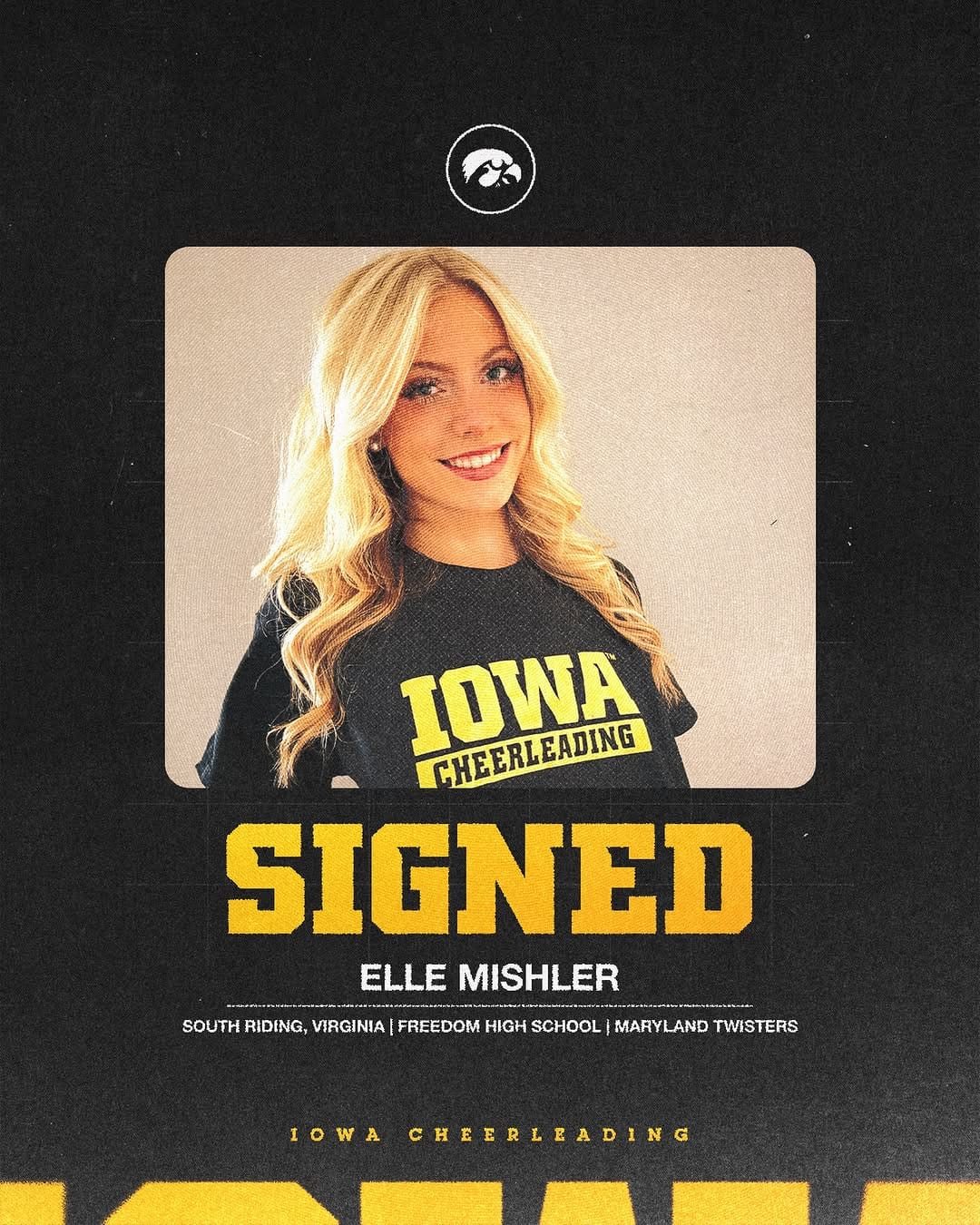 Post 9 by Iowa Cheerleading on Instagram (image)