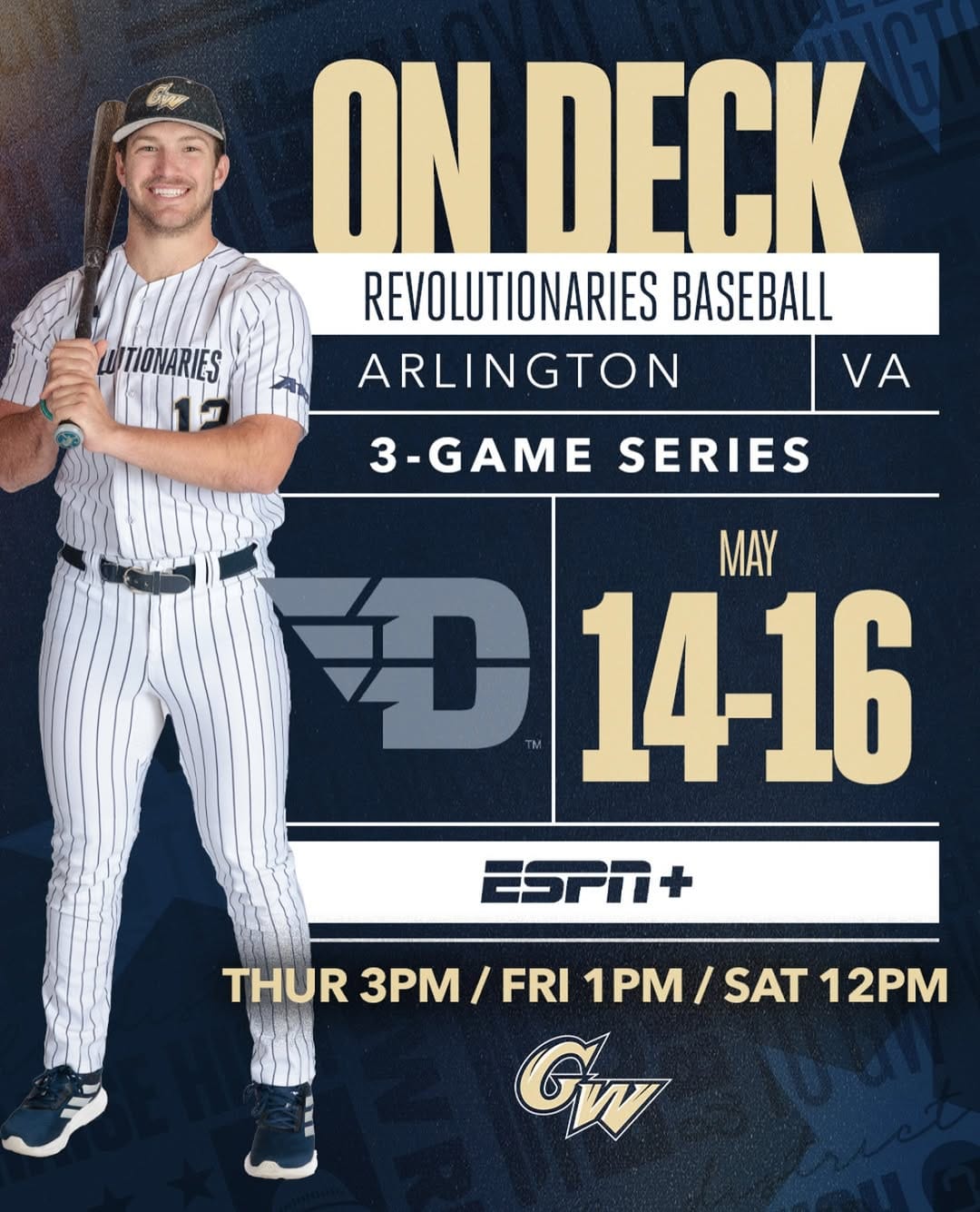 Post 6 by GW Baseball on Instagram (image)