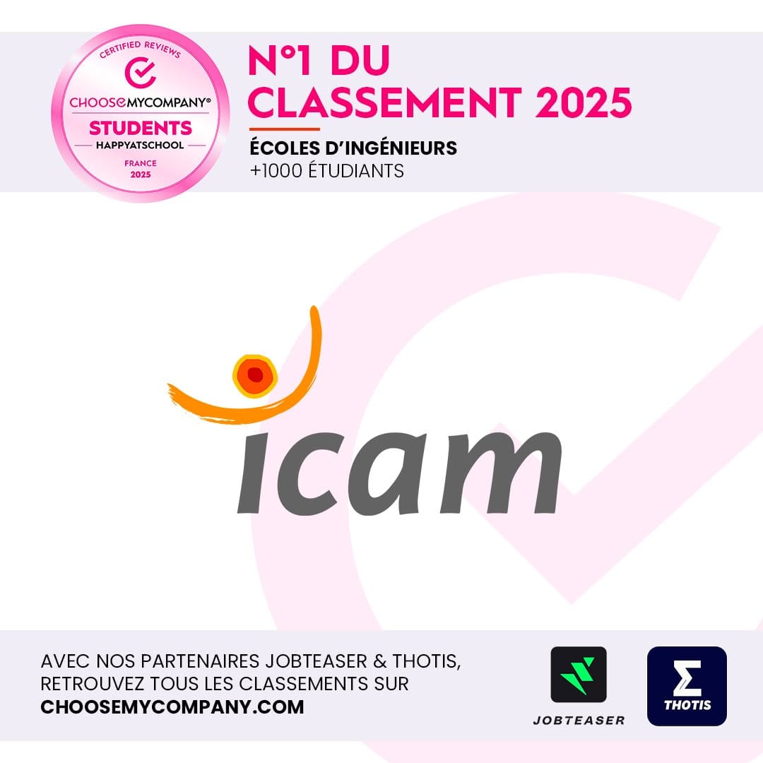 Post 10 by Icam • École d’ingénieurs on Instagram (carousel)