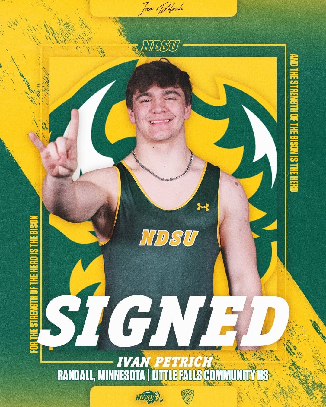 Post 8 by NDSU Wrestling on Instagram (image)