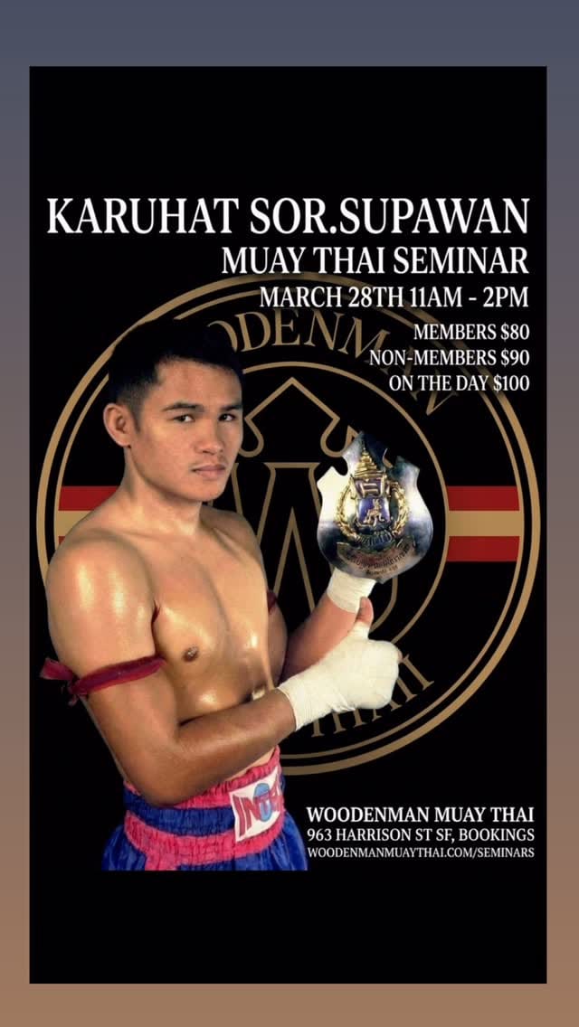 Post 10 by Woodenman Muay Thai on Instagram (video)
