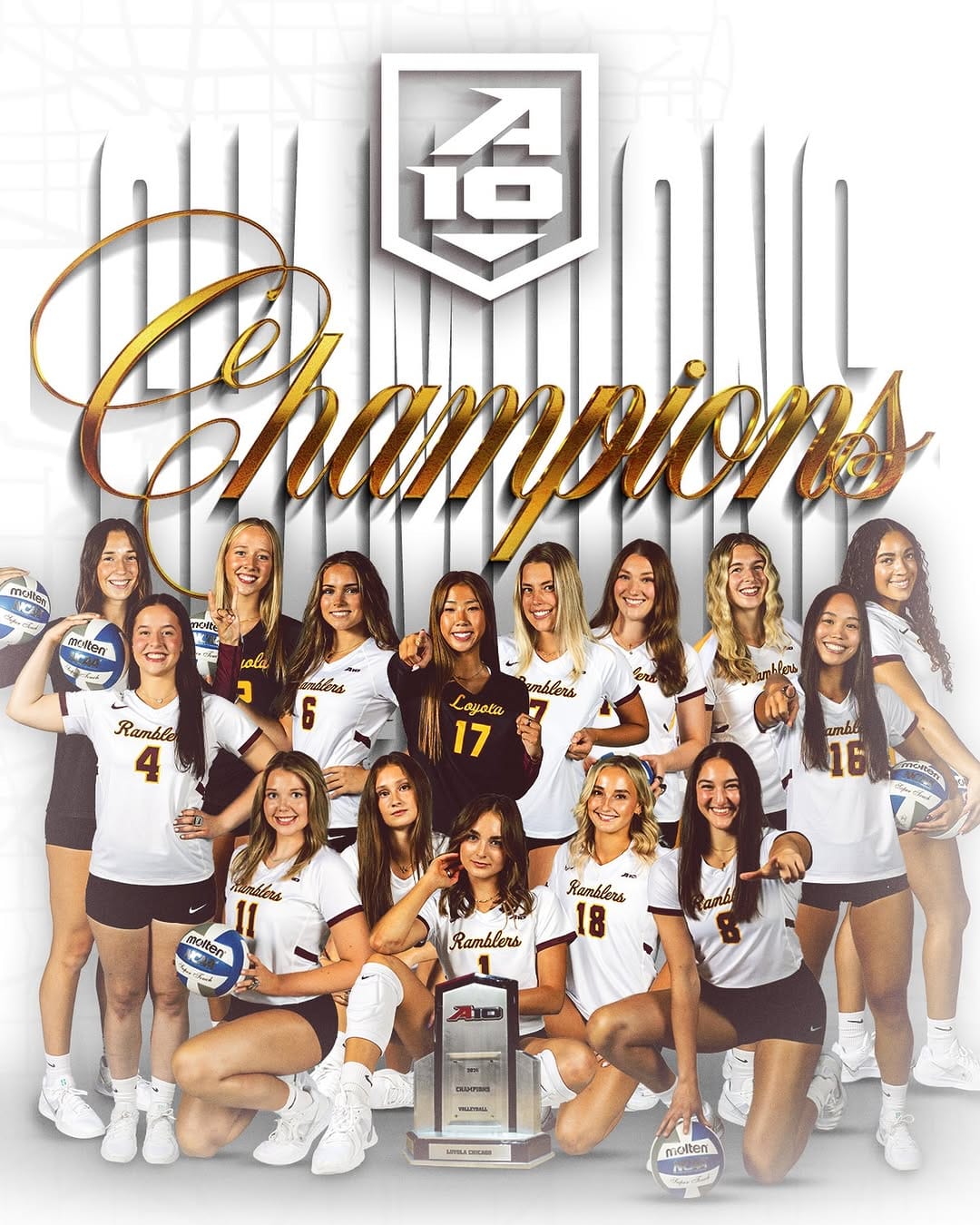 Post 10 by Loyola Women’s Volleyball on Instagram (image)