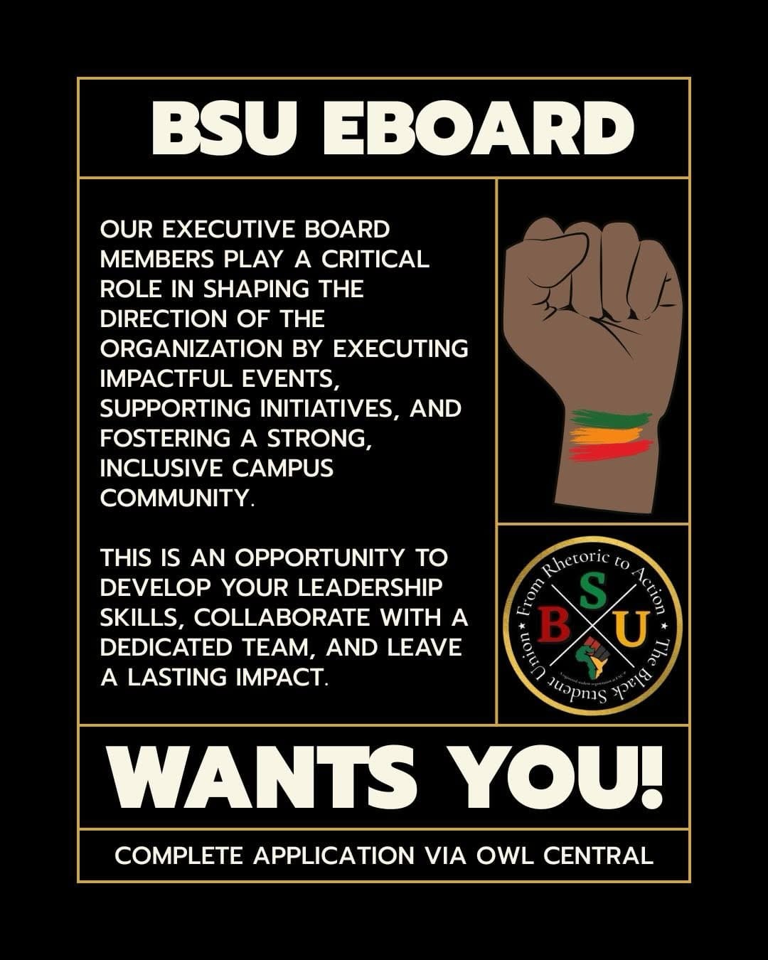 Post 1 by FAU Black Student Union on Instagram (carousel)