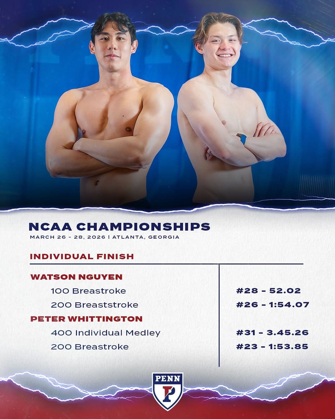 Post 7 by Penn Swimming & Diving on Instagram (image)