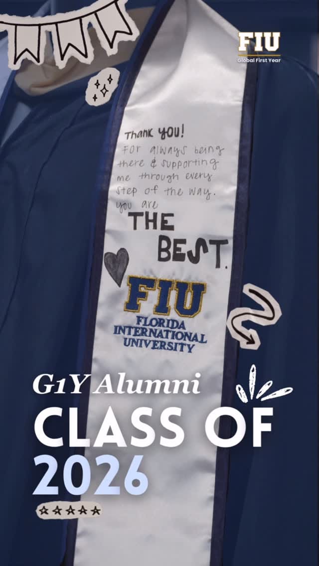 Post 9 by Global First Year at FIU on Instagram (video)