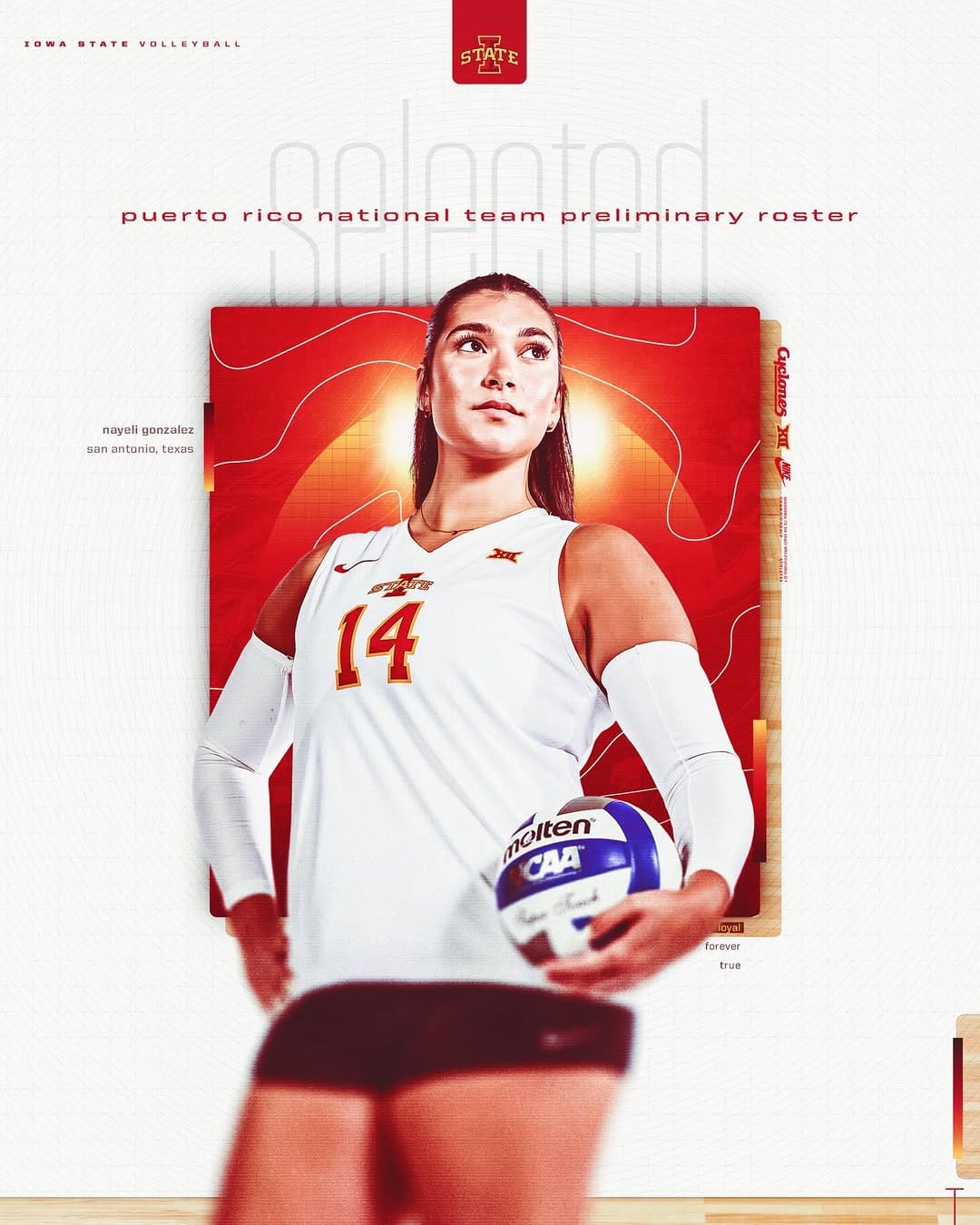 Post 6 by Iowa State Volleyball on Instagram (image)