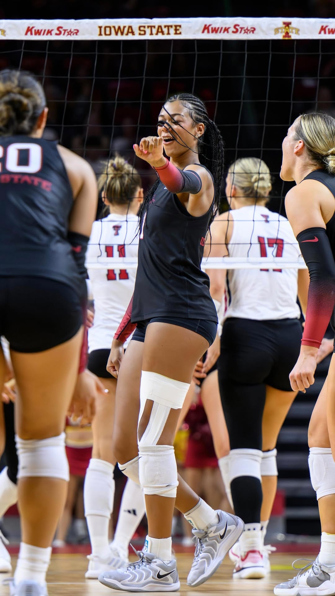 Post 2 by Iowa State Volleyball on Instagram (video)