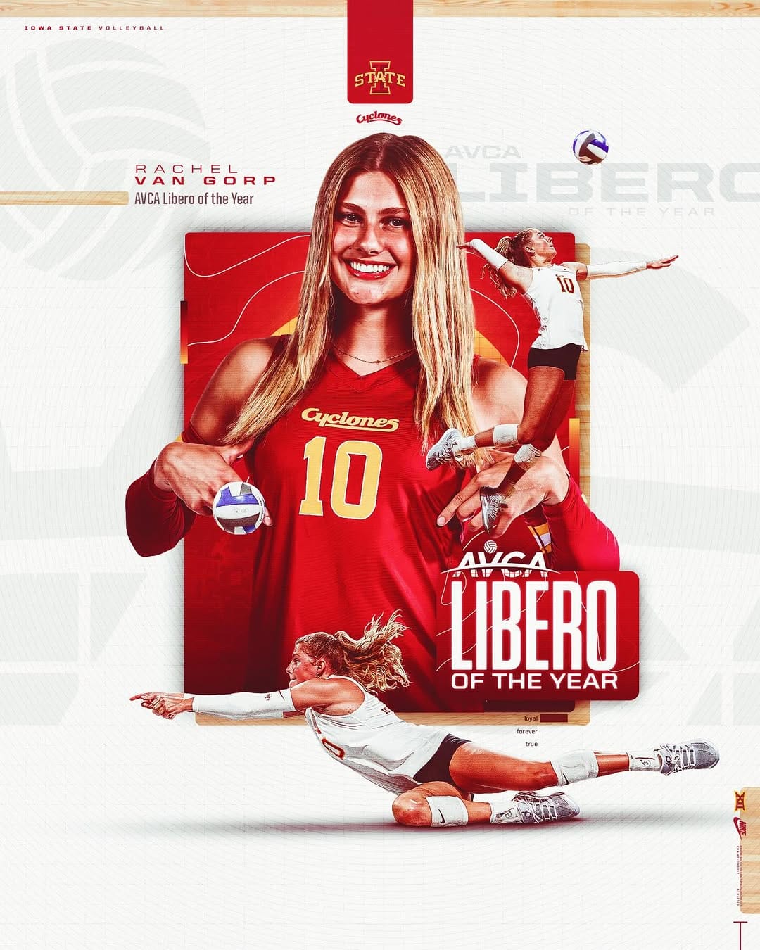 Post 9 by Iowa State Volleyball on Instagram (image)