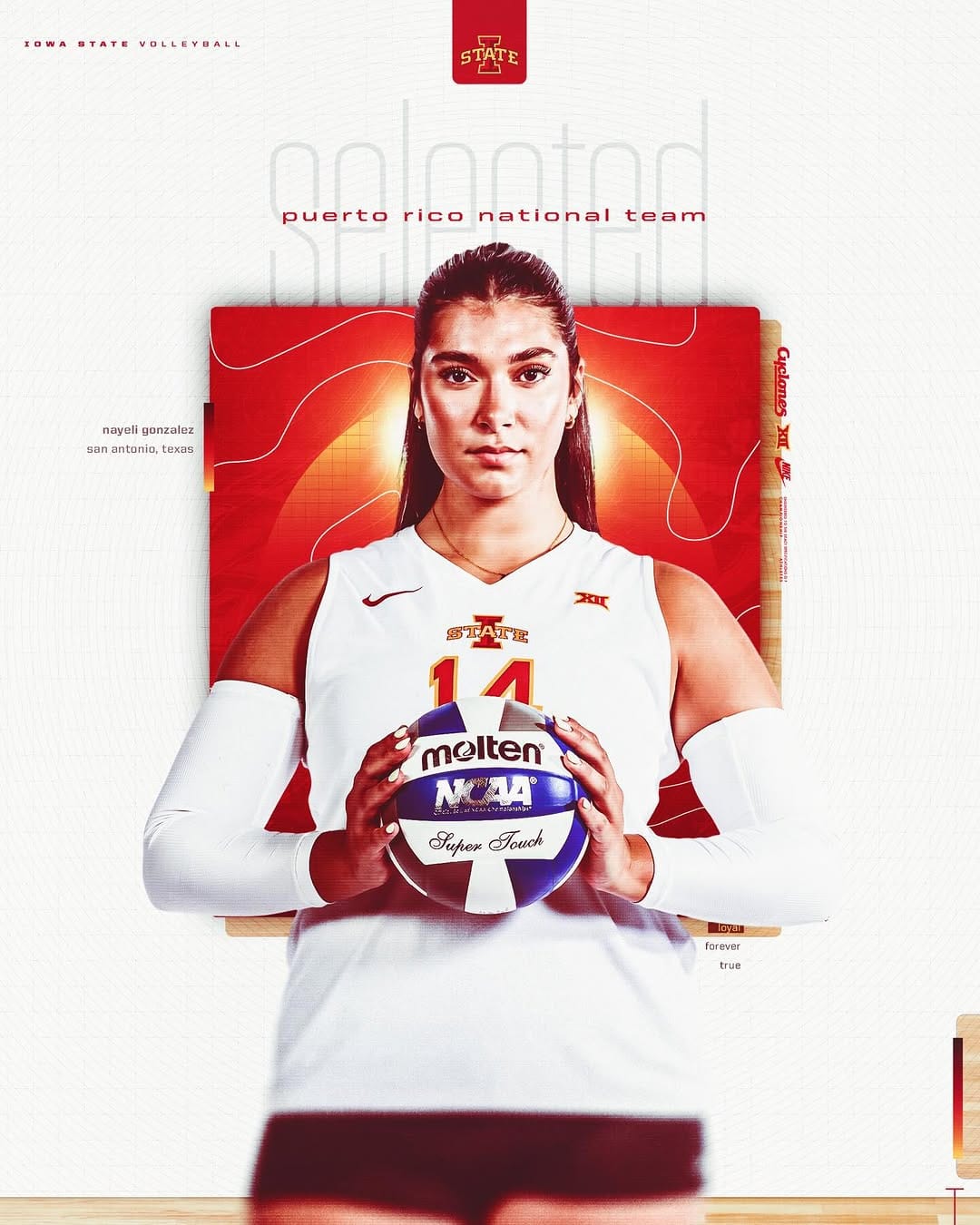 Post 1 by Iowa State Volleyball on Instagram (image)