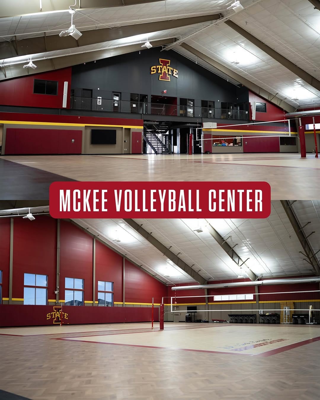 Post 10 by Iowa State Volleyball on Instagram (carousel)