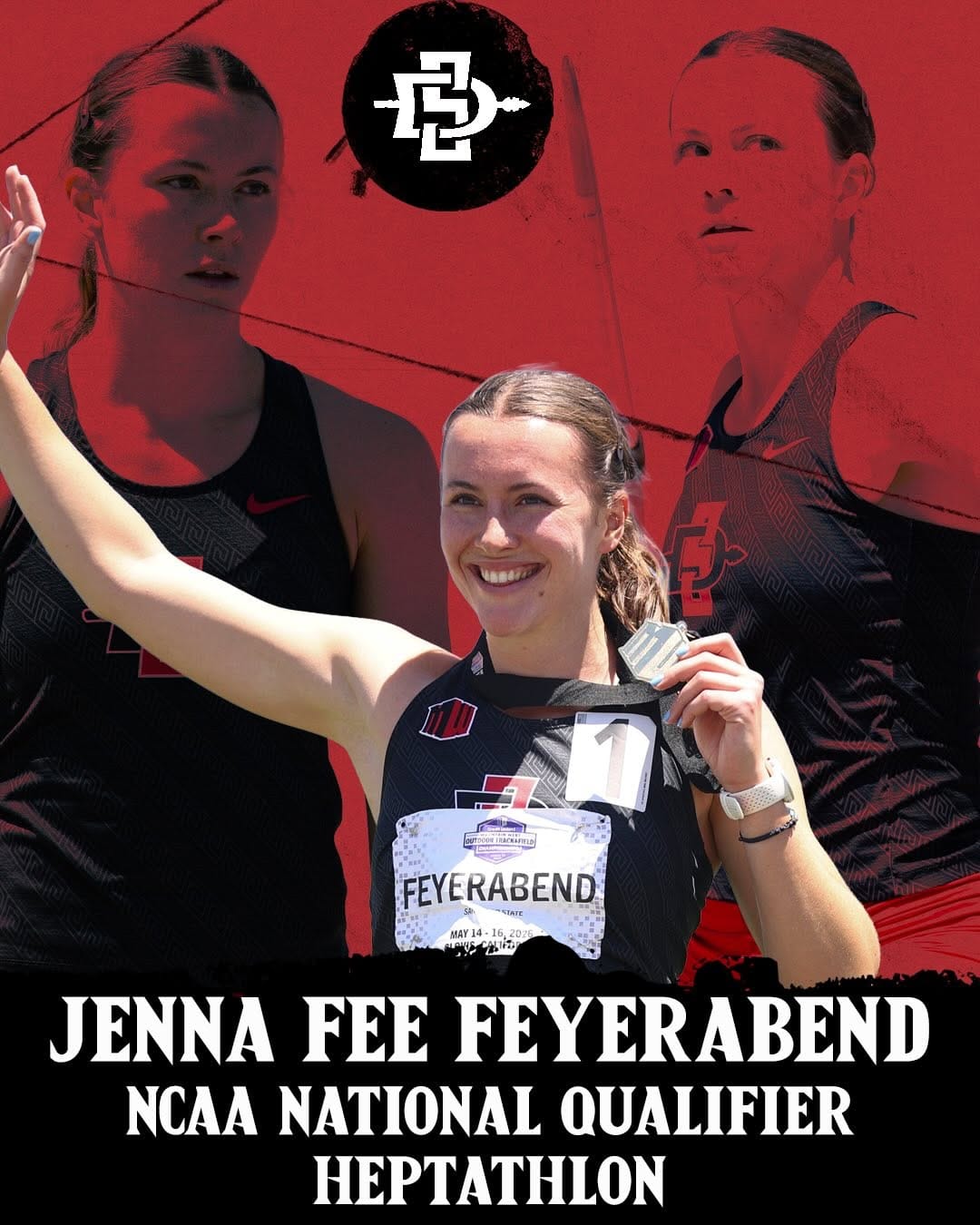 Post 1 by San Diego State Track & Field/XC on Instagram (carousel)