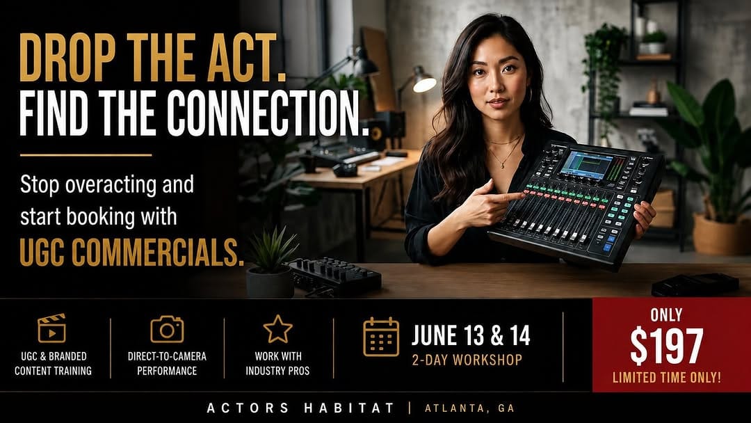 Post 2 by Atlanta Acting Studio & Online Classes on Instagram (image)