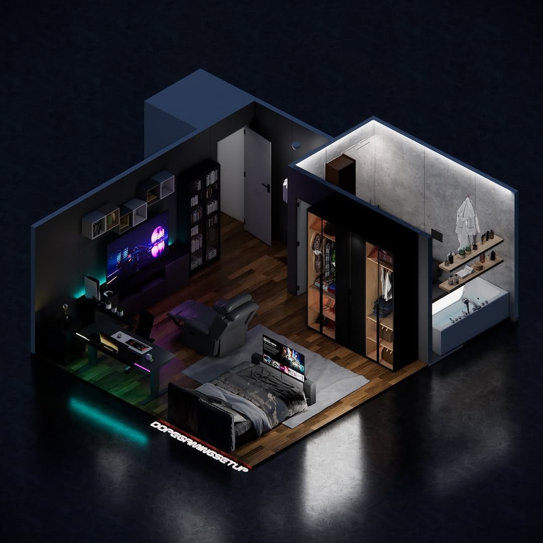 Post 9 by Gaming Setups and Design 🔵 on Instagram (carousel)