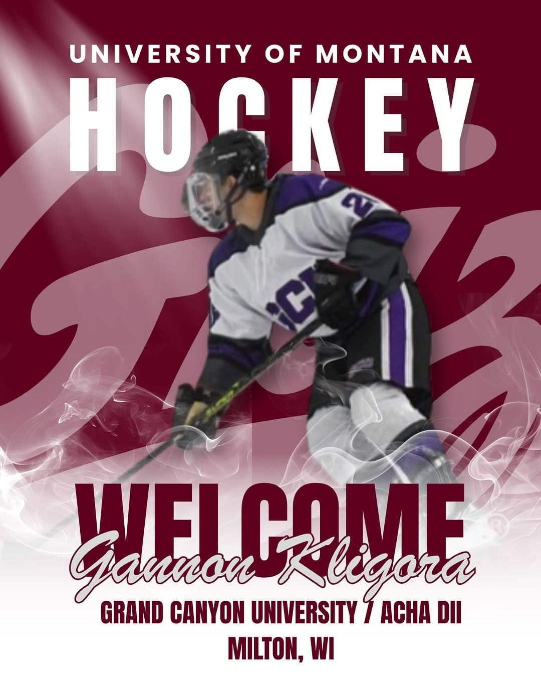 Post 1 by University of Montana Hockey on Instagram (image)