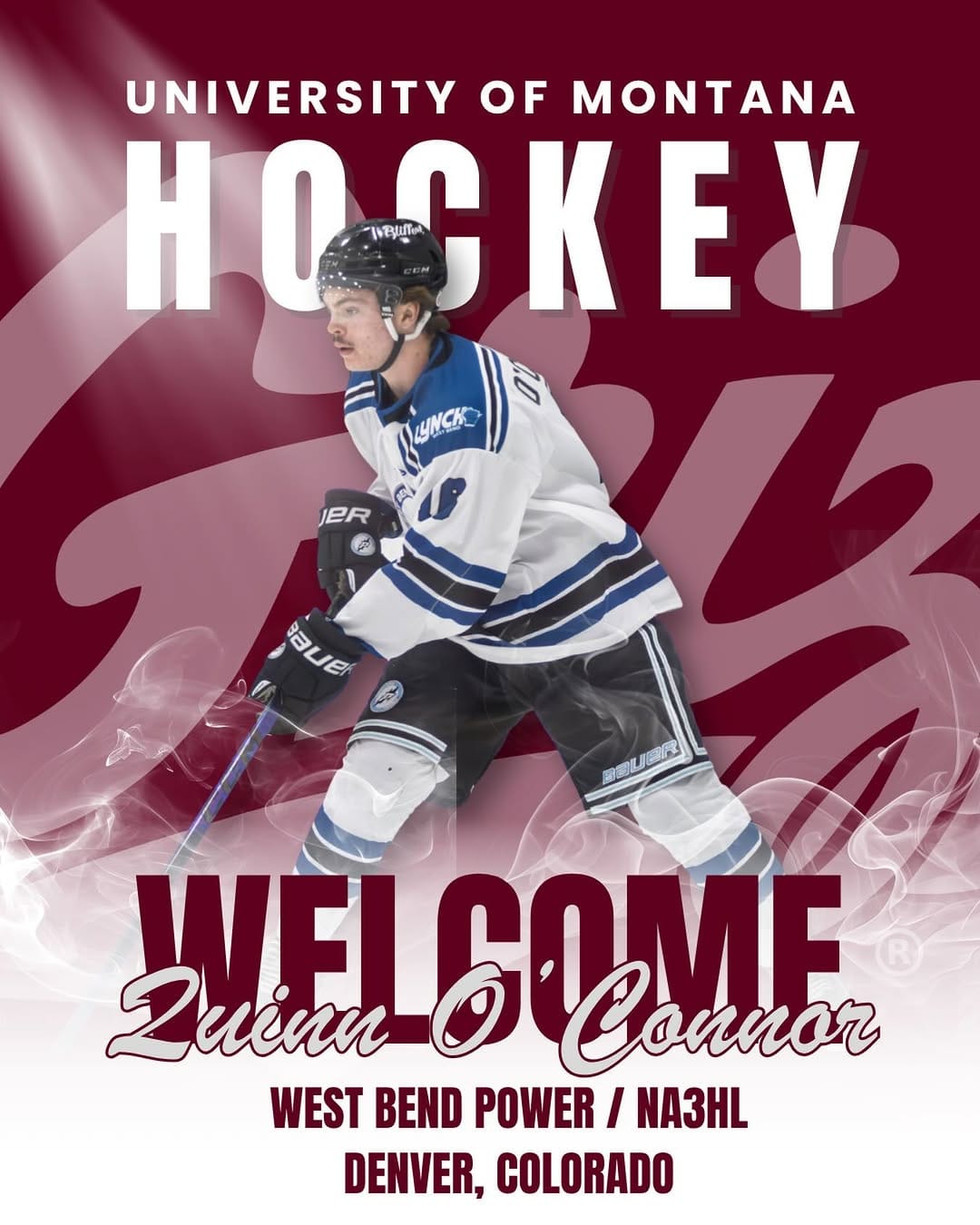 Post 3 by University of Montana Hockey on Instagram (image)