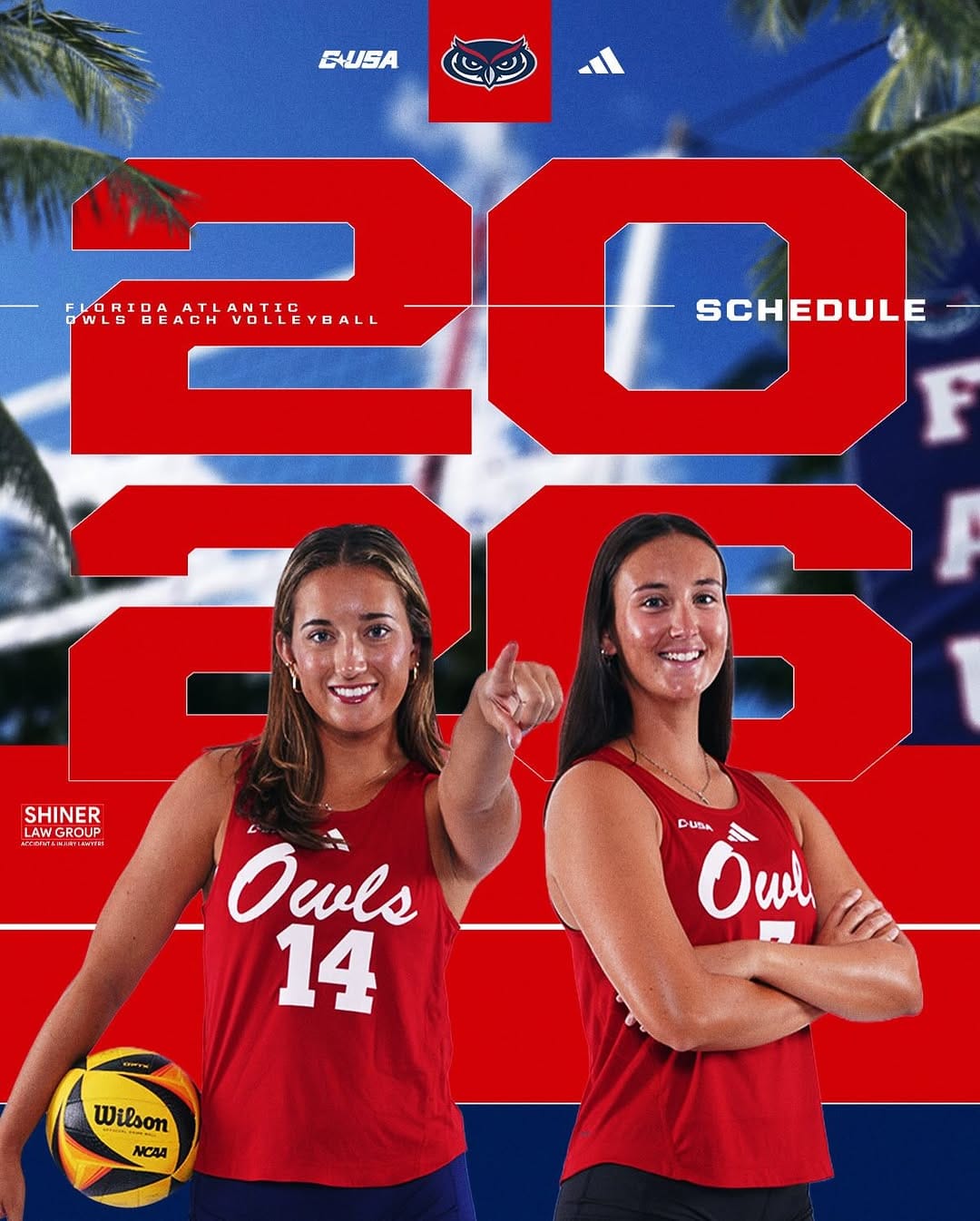Post 8 by Florida Atlantic Beach Volleyball on Instagram (carousel)
