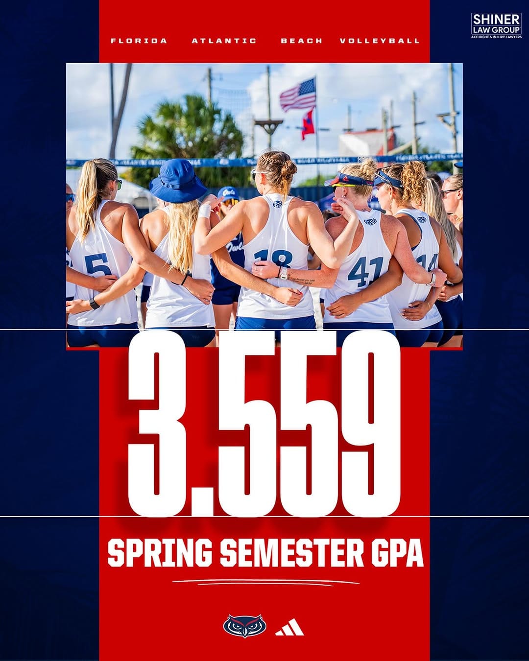 Post 1 by Florida Atlantic Beach Volleyball on Instagram (image)