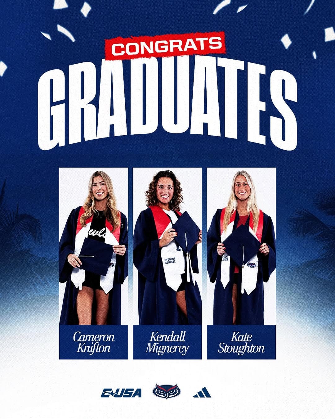 Post 6 by Florida Atlantic Beach Volleyball on Instagram (image)