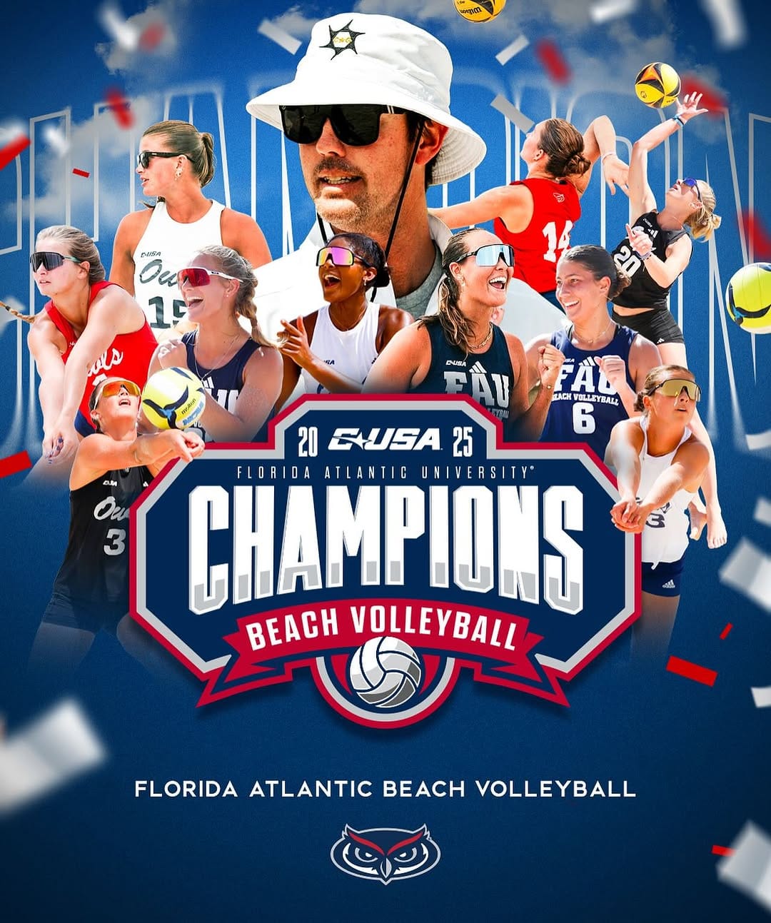 Post 9 by Florida Atlantic Beach Volleyball on Instagram (image)