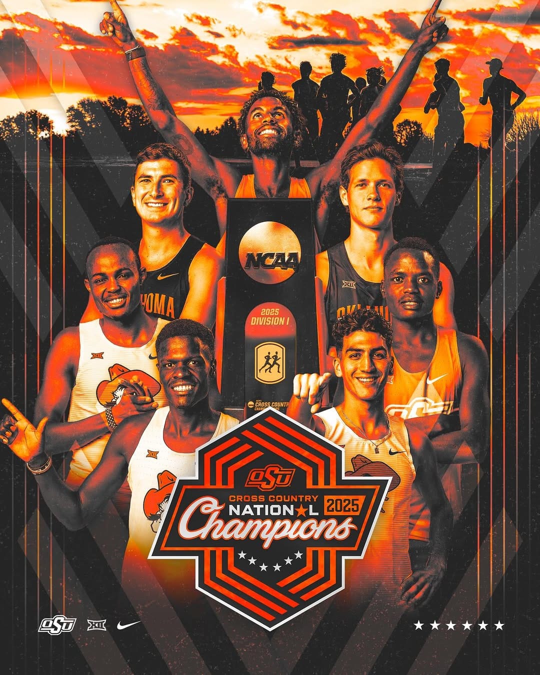 Post 10 by Oklahoma State XC/T&F on Instagram (image)