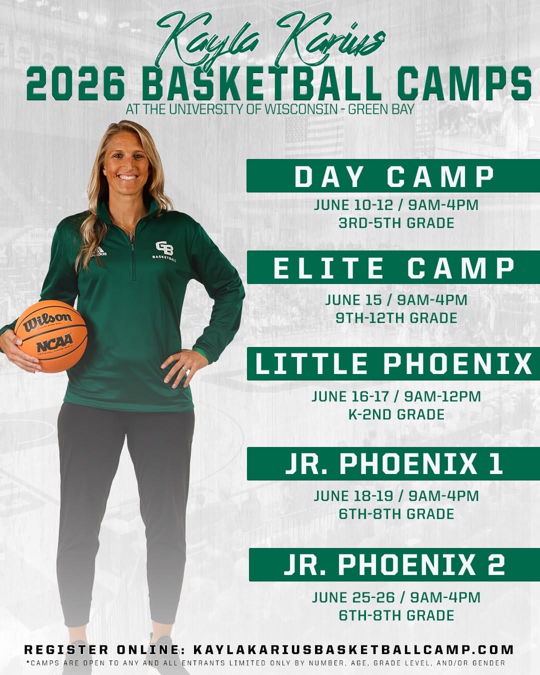 Post 3 by Green Bay Women's Basketball on Instagram (image)