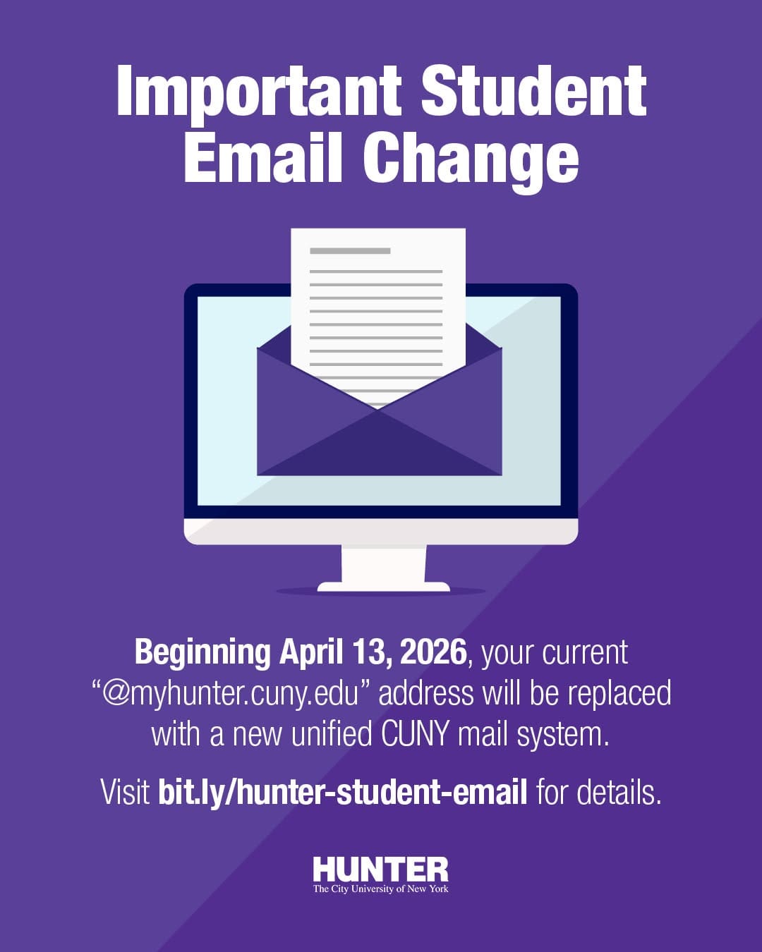 Post 10 by Hunter College on Instagram (image)