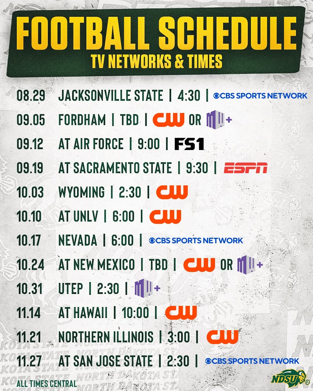 Post 1 by NDSU Football on Instagram (image)