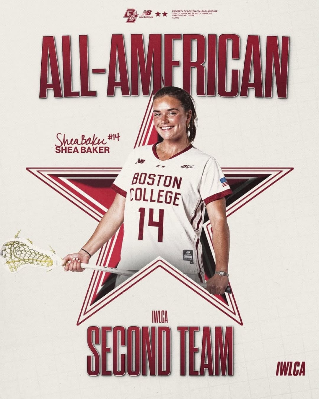 Post 2 by BC Women’s Lacrosse on Instagram (image)