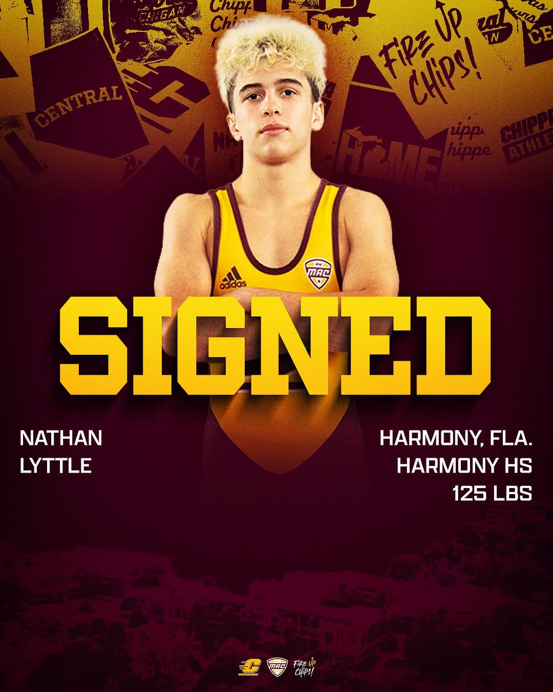 Post 2 by Central Michigan Wrestling on Instagram (image)