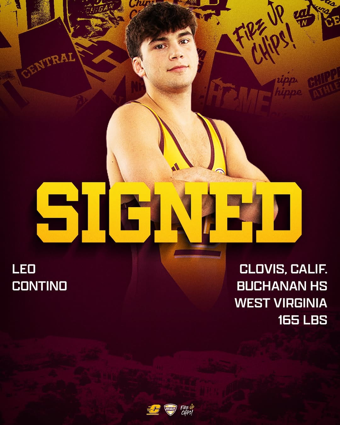 Post 3 by Central Michigan Wrestling on Instagram (image)