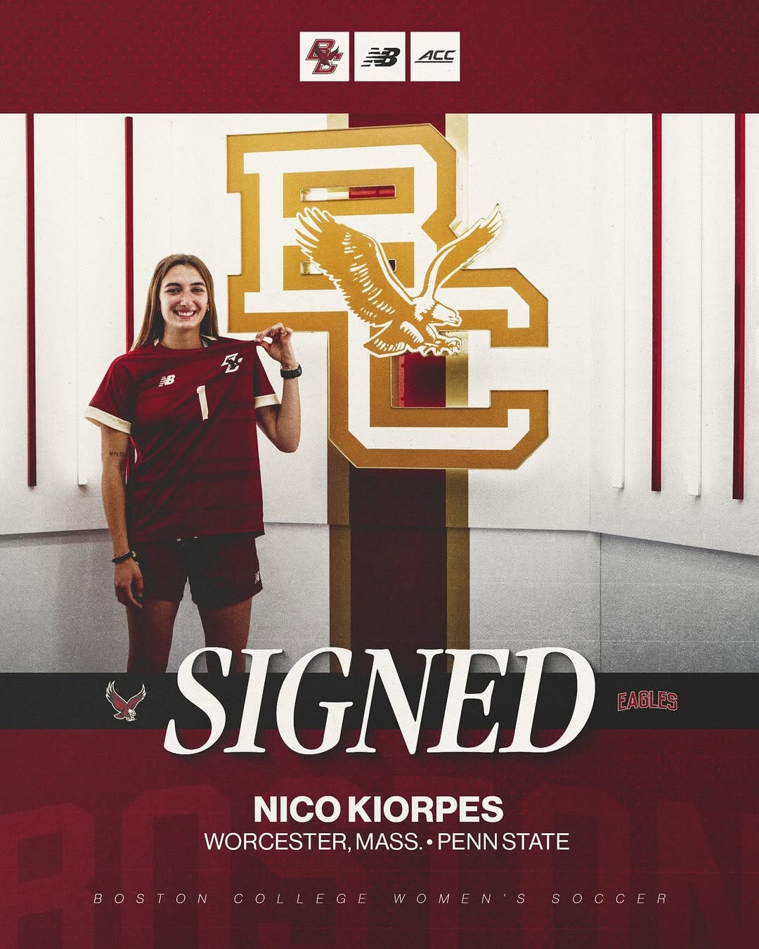 Post 9 by Boston College Women's Soccer on Instagram (image)