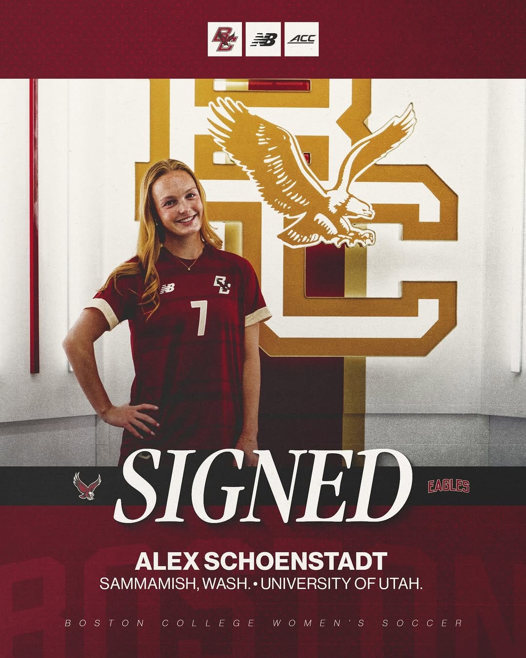 Post 6 by Boston College Women's Soccer on Instagram (image)