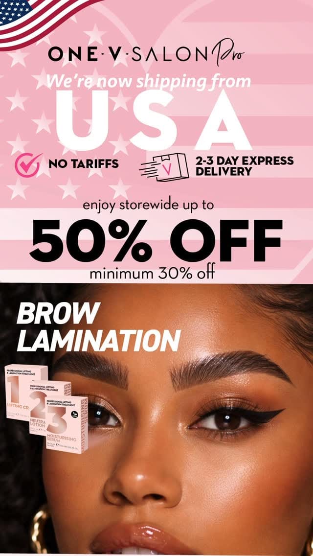 Post 8 by One V Salon Pro™️ Lash, Brow & Salon Supplies on Instagram (video)