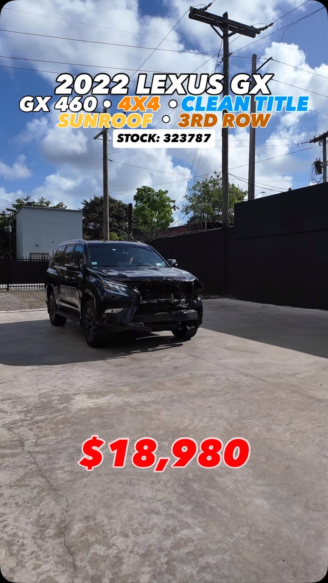Post 6 by Deluxe Cars MIAMI | Autos Clean, Salvage & Rebuilt on Instagram (video)