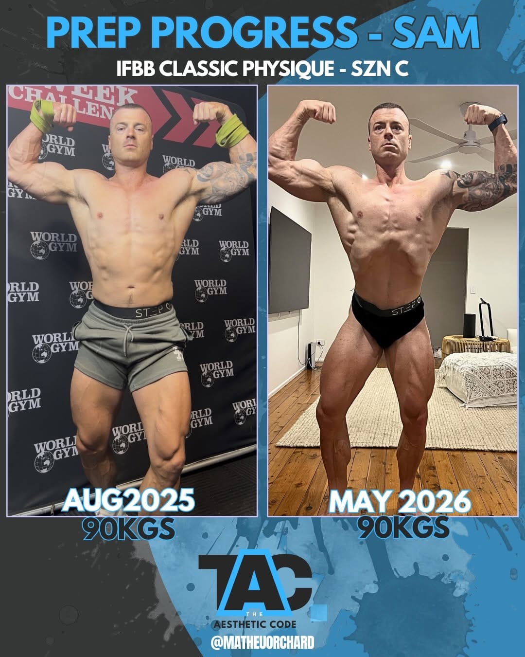 Post 1 by Matt Orchard | IFBB CLASSIC PHYSIQUE PRO on Instagram (carousel)