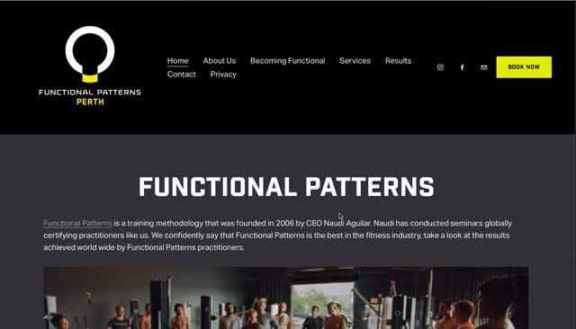 Post 9 by Functional Patterns Perth on Instagram (video)